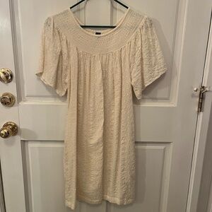 Old Navy Cream Mini Dress